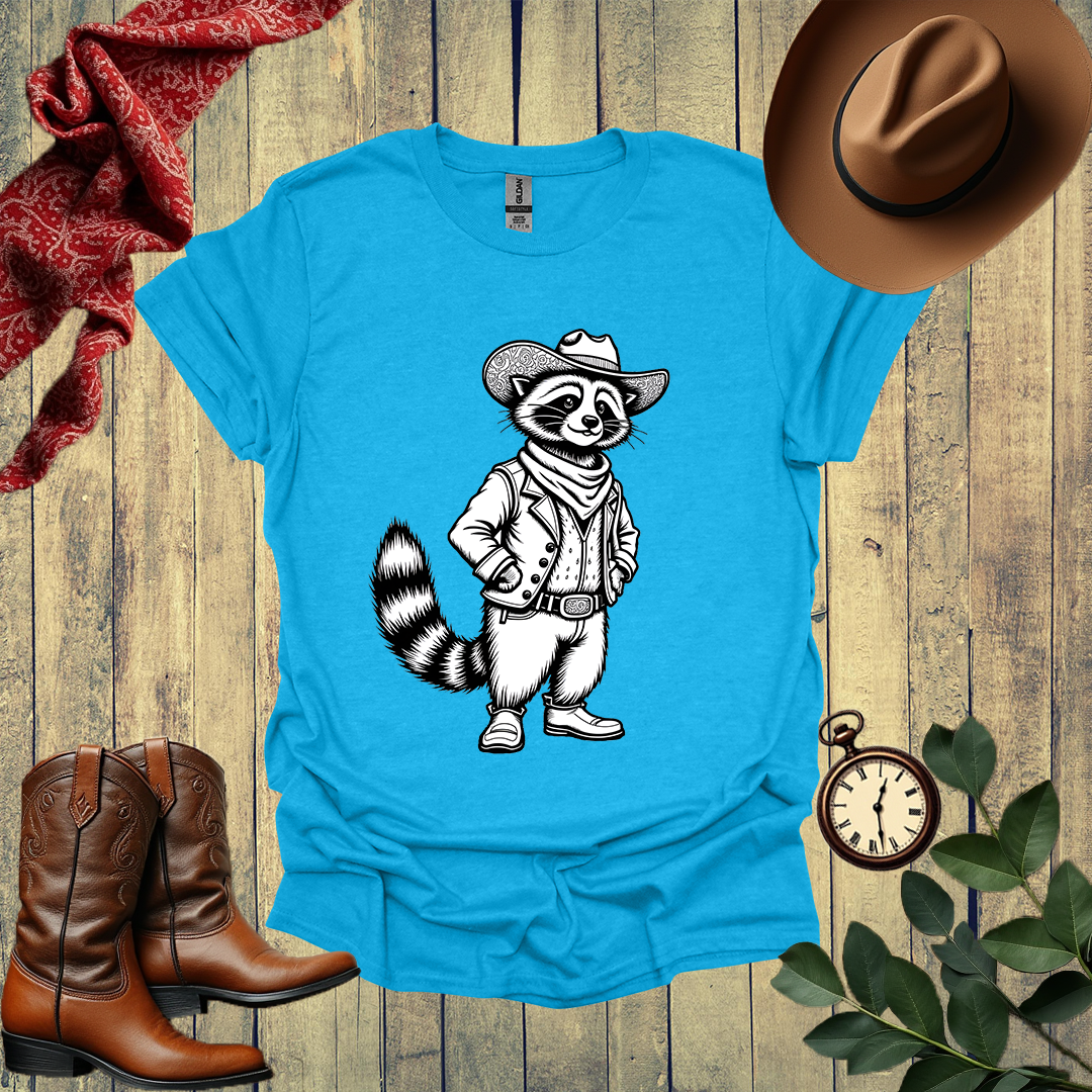 Raccoon Cowboy T-Shirt