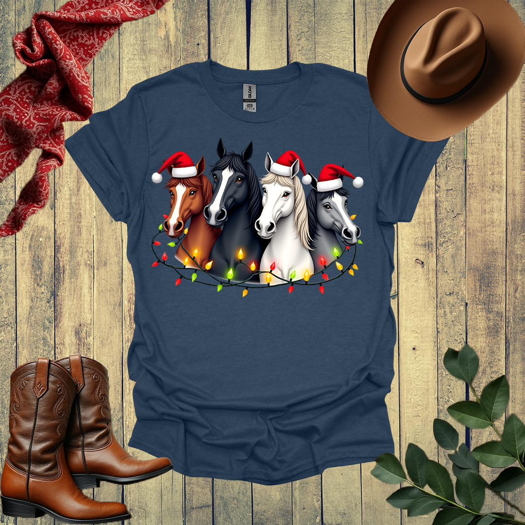 Festive Horses T-Shirt