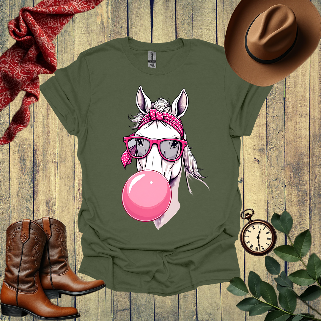 Bubblegum Horse T-Shirt