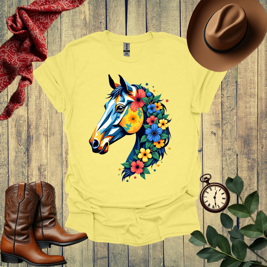 Floral Equine T-Shirt