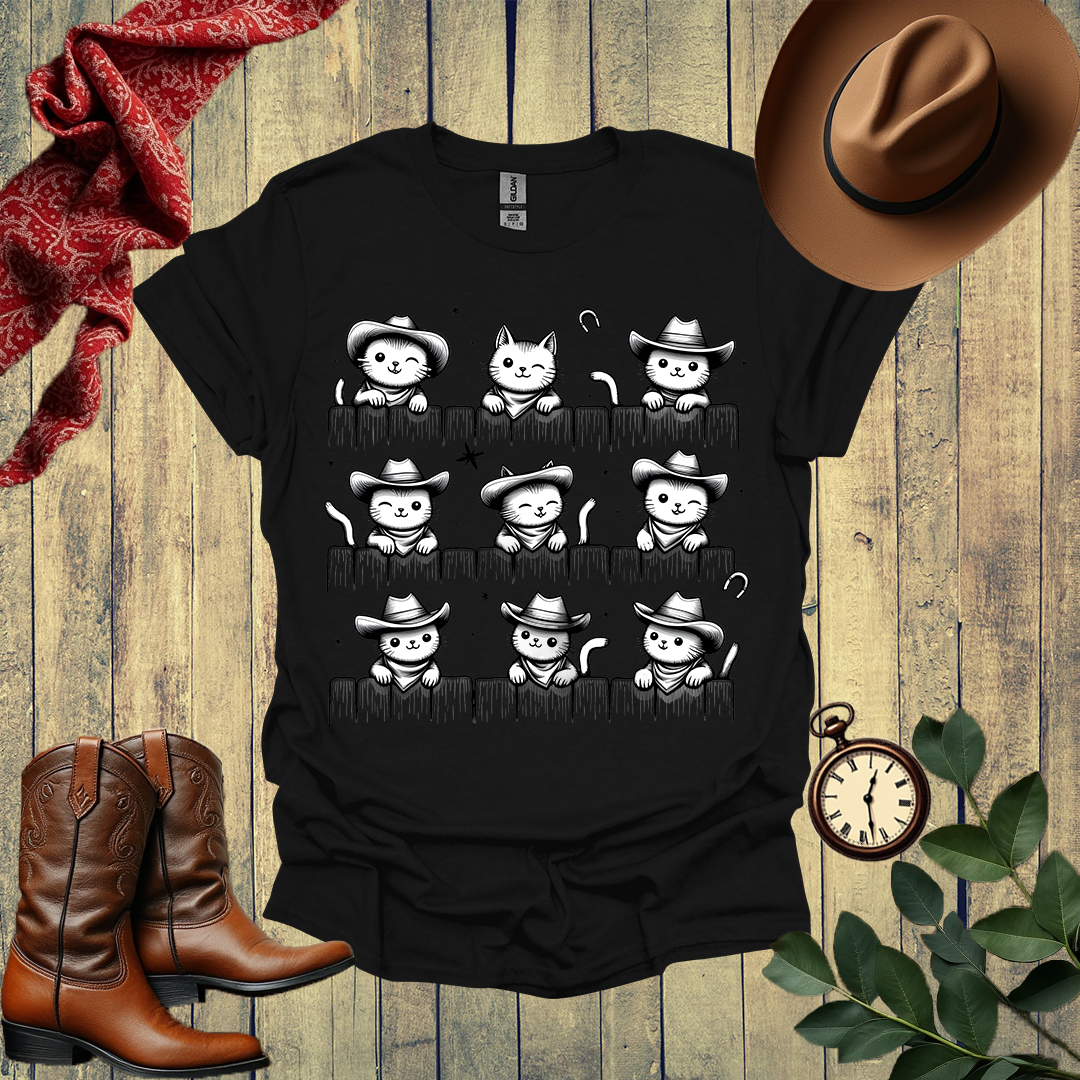 Cowboy Cats T-Shirt