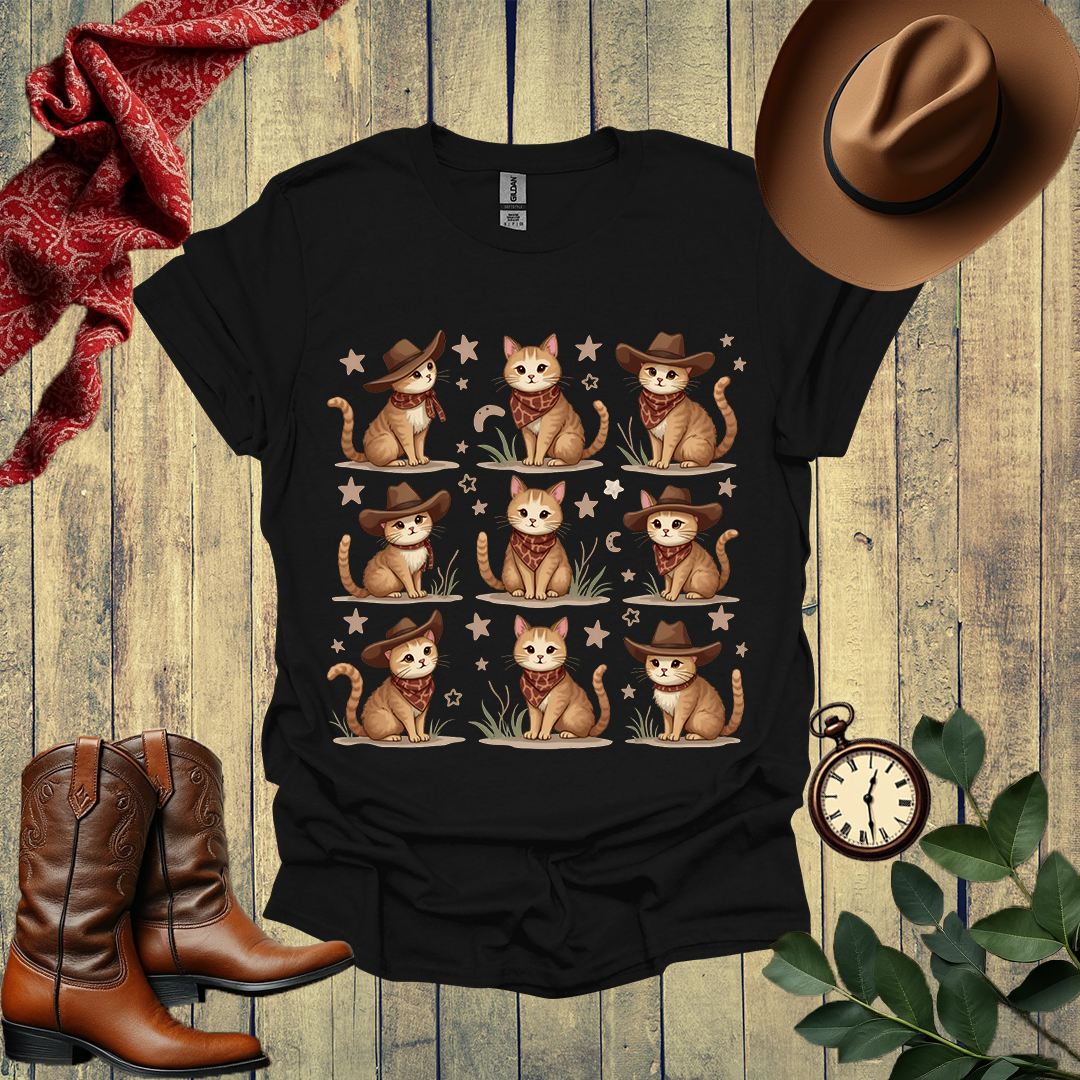 Cowboy Cats 2 T-Shirt