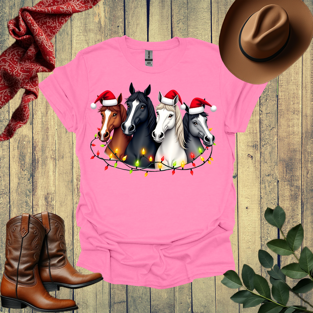 Festive Horses T-Shirt