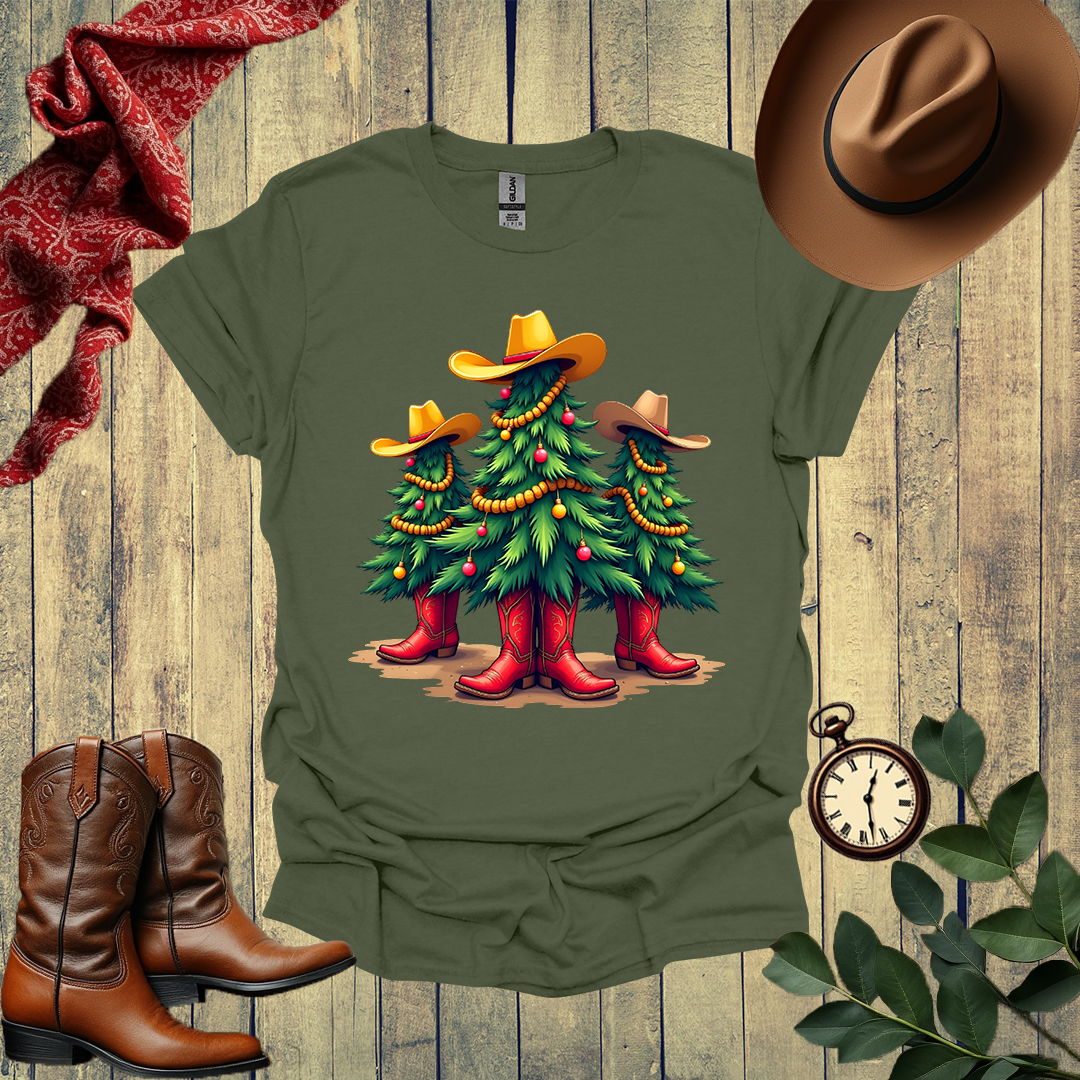 Cowboy Christmas T-Shirt