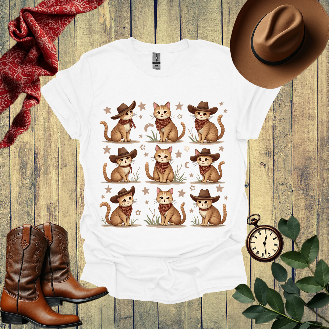 Cowboy Cats 2 T-Shirt