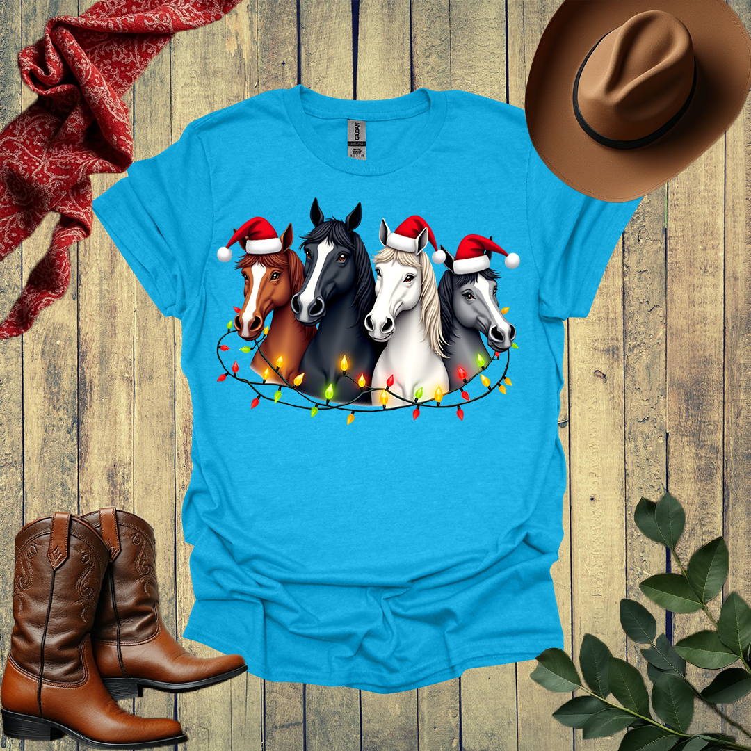 Festive Horses T-Shirt