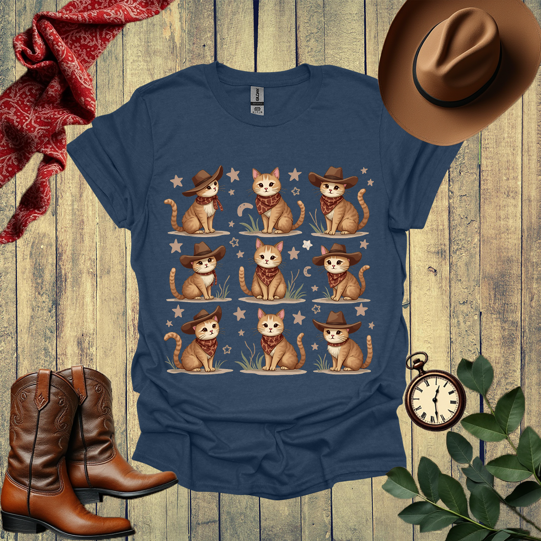 Cowboy Cats 2 T-Shirt