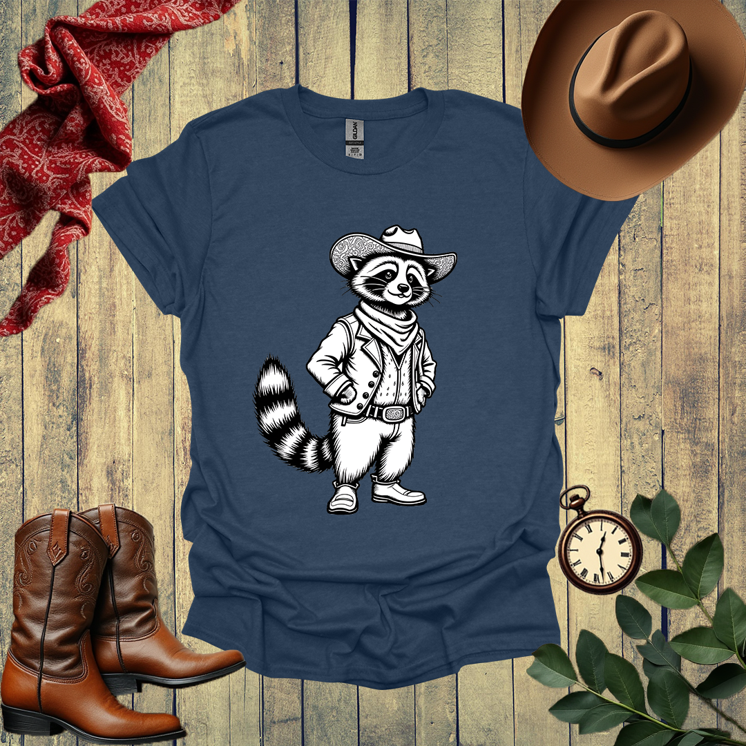 Raccoon Cowboy T-Shirt