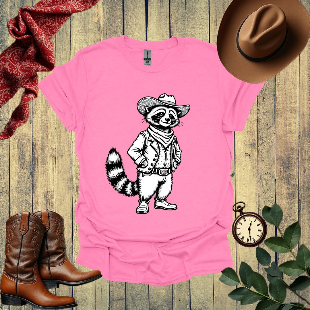 Raccoon Cowboy T-Shirt