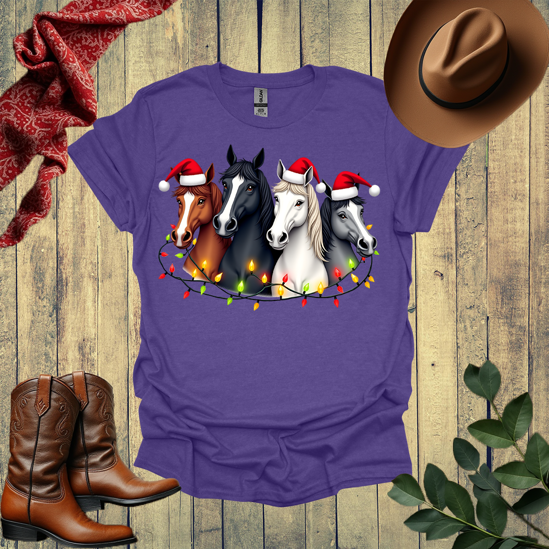 Festive Horses T-Shirt