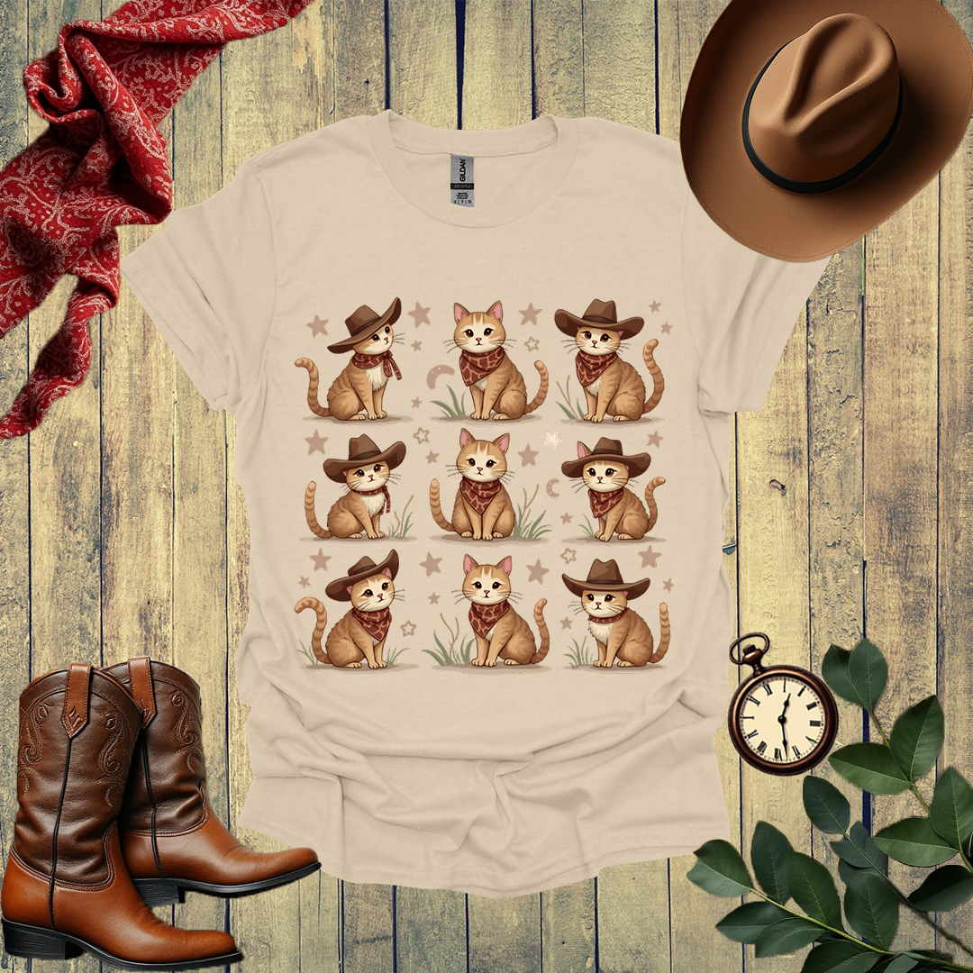 Cowboy Cats 2 T-Shirt