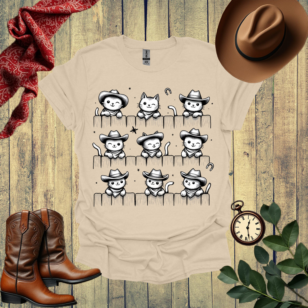 Cowboy Cats T-Shirt