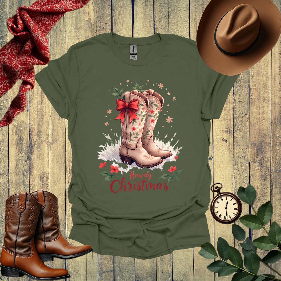 Festive Boots T-Shirt