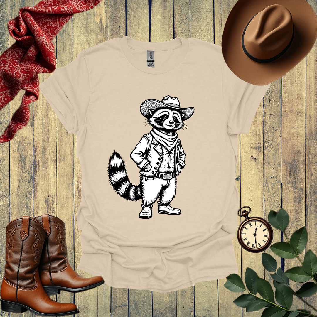 Raccoon Cowboy T-Shirt