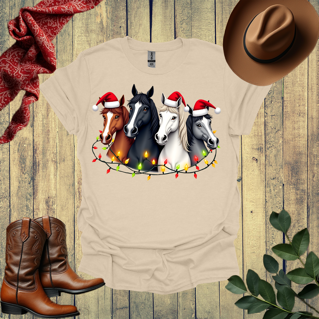 Festive Horses T-Shirt