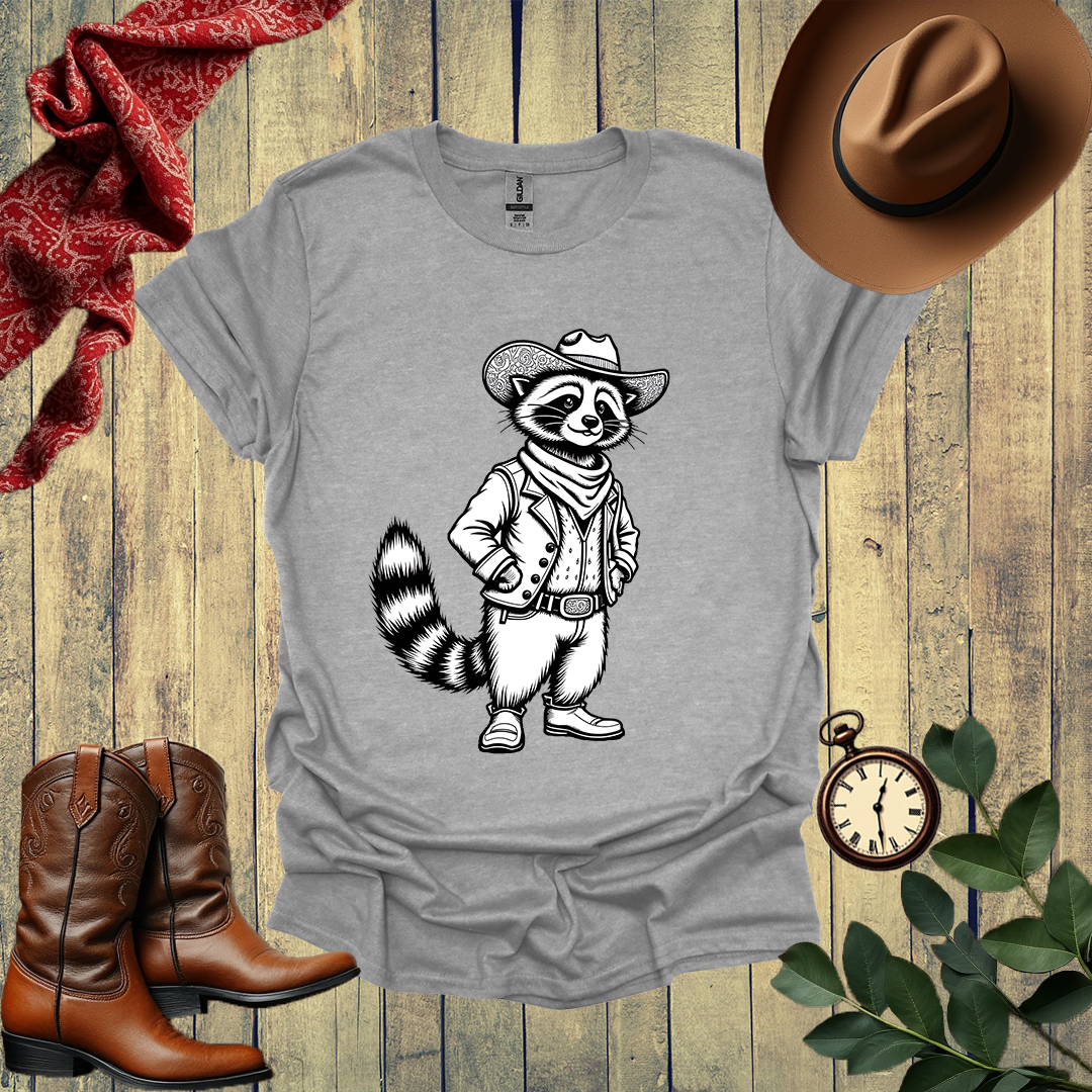 Raccoon Cowboy T-Shirt