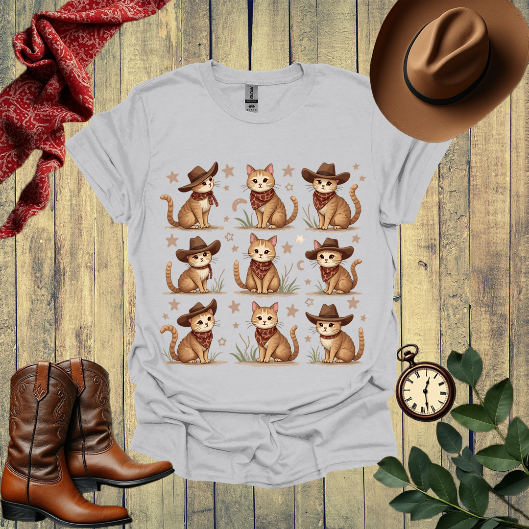 Cowboy Cats 2 T-Shirt